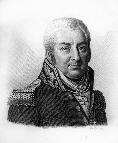 尼古拉-安托万-桑松将军的画像。1756-1824年。载于《法国胜利和征服后的法国将军画像》。Ambroise Tardieu于1818年雕刻的。Stella系列。 作者 安布罗斯·塔迪厄（Ambroise Tardieu）