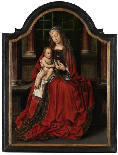圣母（油画） 作者 安布罗休斯·本森（Ambrosius Benson）