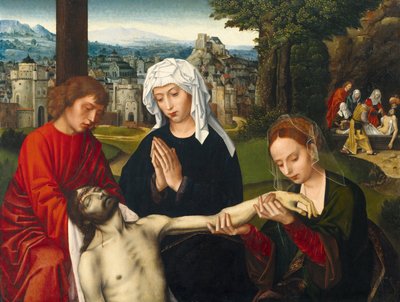 十字架山脚下的皮耶塔（Pietà），约1530年 作者 安布罗休斯·本森（Ambrosius Benson）