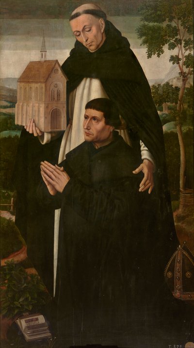 圣托马斯和一位捐赠者 作者 安布罗休斯·本森（Ambrosius Benson）