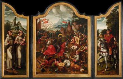 克拉维霍之战，约1525-1550年。 作者 安布罗休斯·本森（Ambrosius Benson）