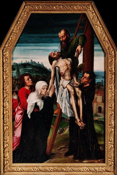 从十字架上下来》，1528年。 作者 安布罗休斯·本森（Ambrosius Benson）