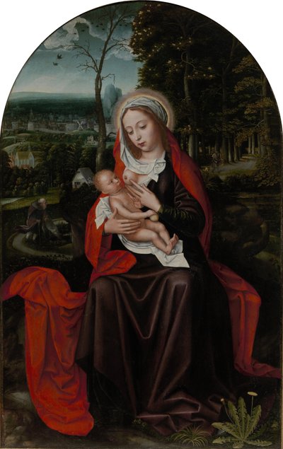 飞往埃及的其余部分 作者 安布罗休斯·本森（Ambrosius Benson）