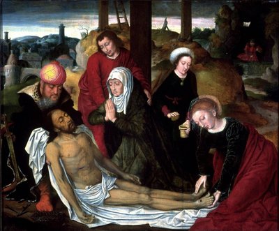 哀悼死去的基督 作者 安布罗休斯·本森（Ambrosius Benson）