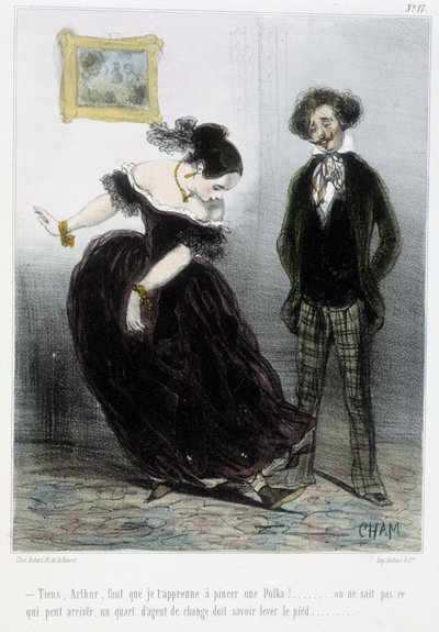 Caricature - in “” Madeleines”” by Cham, v.1870-1880 作者 Amedee de Noe (占婆)