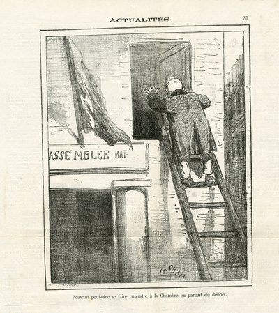 Illustration of Cham (1819-1879) in Le Charivari 作者 Amedee de Noe (占婆)