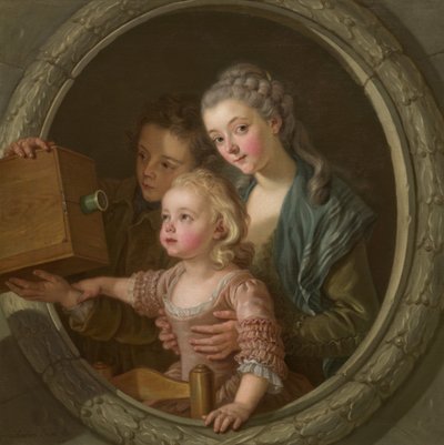 奥秘相机》，1764年。 作者 Amédée van Loo