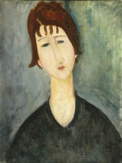 一个女人，1917-20 作者 阿梅代奥·莫迪利亚尼