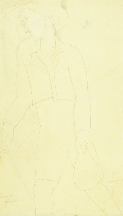 羊圈，1915-16 作者 阿梅代奥·莫迪利亚尼