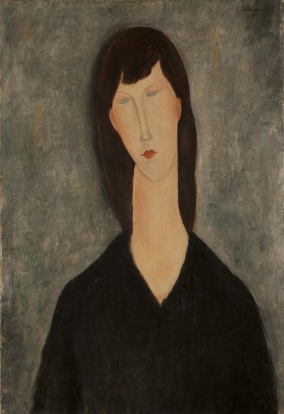 一个女人的半身像. 作者 阿梅代奥·莫迪利亚尼