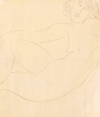 裸女Accoudee，1918年 作者 阿梅代奥·莫迪利亚尼