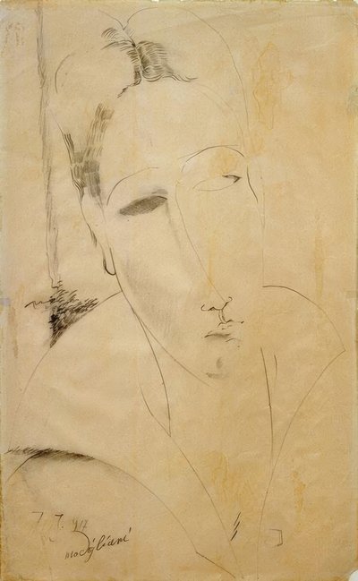 汉卡·兹伯洛斯卡（Hanka Zboroska） 作者 阿梅代奥·莫迪利亚尼