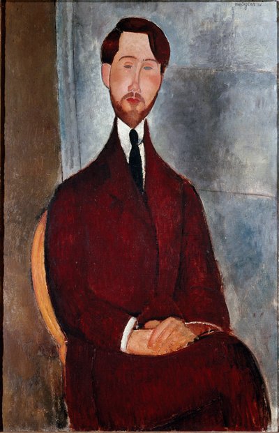 Leopold Zborowski  -  Leopold Zborowski的肖像 作者 阿梅代奥·莫迪利亚尼