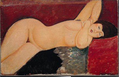 斜倚裸体 作者 Amedeo Modigliani