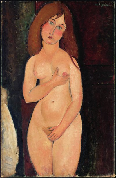 金星或站立裸体或裸体美第奇家族;金星 作者 Amedeo Modigliani