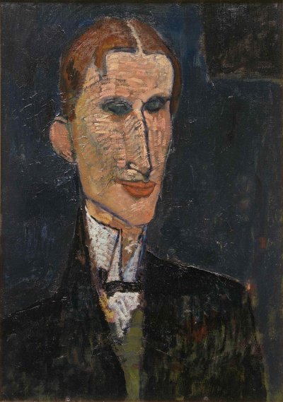 维京人Eggeling，1916年。 作者 Amedeo Modigliani