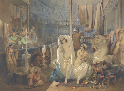 在哈马姆，1854年 作者 阿梅迪奥·普雷齐奥西