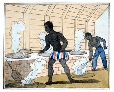 煮糖和冷却糖，1826年 作者 阿米莉亚（Amelia Alderson）Opie