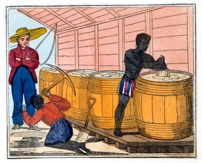 加料桶和进料桶，1826年 作者 阿米莉亚（Amelia Alderson）Opie
