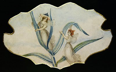 仙女绯闻》，约1860年（纸上水彩和铅笔画） 作者 阿米莉亚·简·默里（Amelia Jane Murray）