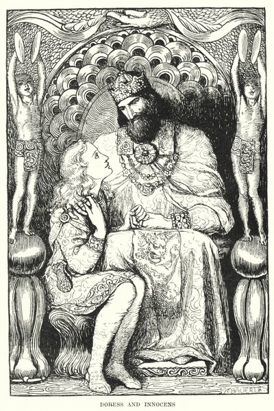 Doress和Innocens（雕版画 作者 Amelia M. (attr.to) Bowerley 或 Bauerle