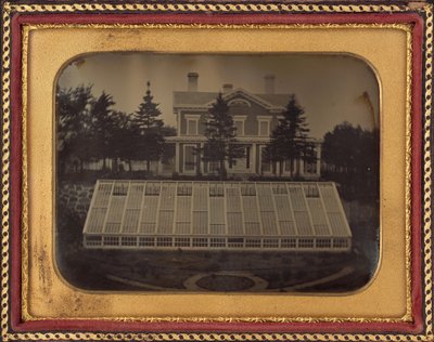 弗吉尼亚州带温室的房屋 作者 American 19th Century