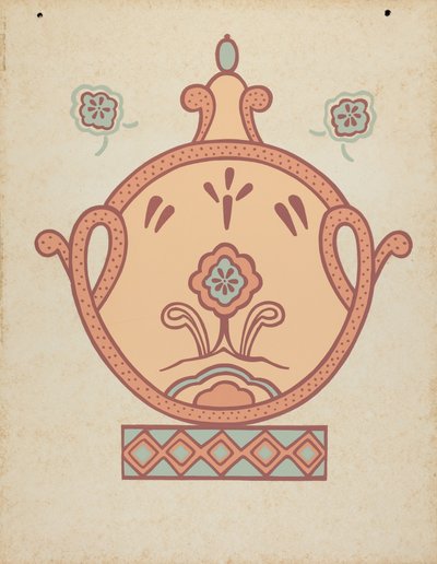 La Purisima Concepcion传教士壁画来自 "西班牙加利福尼亚装饰艺术 "作品集 作者 美国20世纪