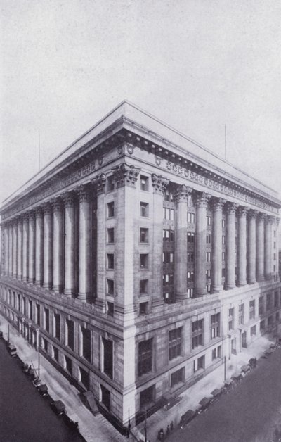Chicago: City Hall and County Building (b/w photo) 作者 美国摄影师（后）