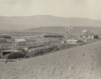 Montana Horse Ranch (b/w photo) 作者 美国摄影师（后）