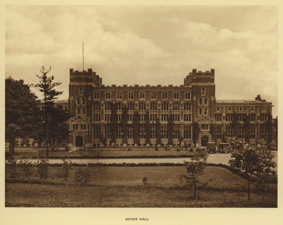 普林斯顿大学。古约特大厅（黑白照片 作者 美国摄影师（后）