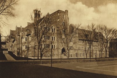 普林斯顿大学。沃克宿舍（黑白照片 作者 美国摄影师（后）