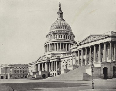 The Capital Building at Washington (b/w photo) 作者 美国摄影师（后）