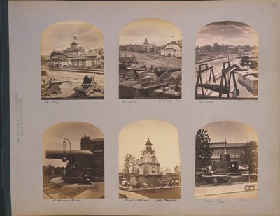 1876年费城1876年百年博览会上的20英寸罗德曼大炮 作者 美国摄影师
