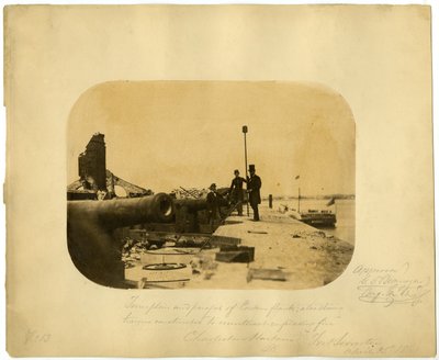萨姆特堡战役，1861年4月15日 作者 美国摄影师