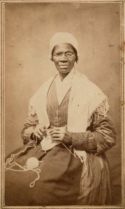 1864年Sojourner真相的名片 作者 美国摄影师