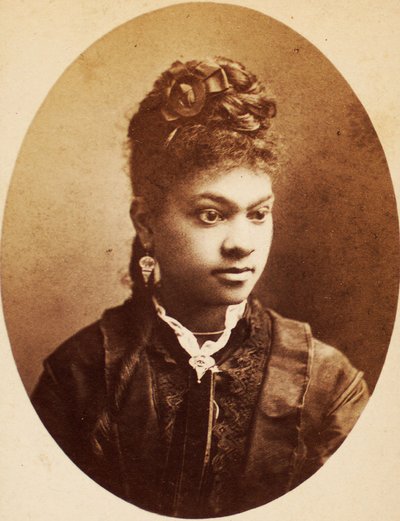 年轻的非洲裔美国女性，1870年 作者 American Photographer