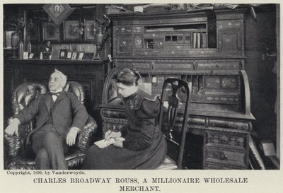 Charles Broadway Rouss, a Millionaire Wholesale Merchant (b/w photo) 作者 美国摄影师