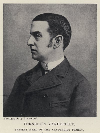 Cornelius Vanderbilt (b/w photo) 作者 美国摄影师