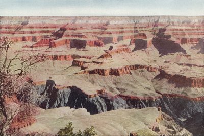 亚利桑那州大峡谷，从Yavapai Point对面看（彩色照片） 作者 美国摄影师