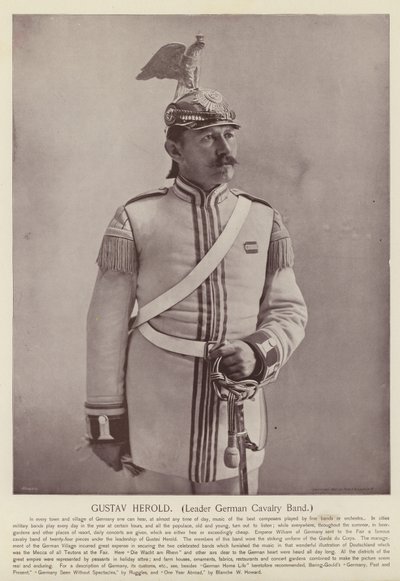 Gustav Herold，德国骑兵队领袖 作者 American Photographer