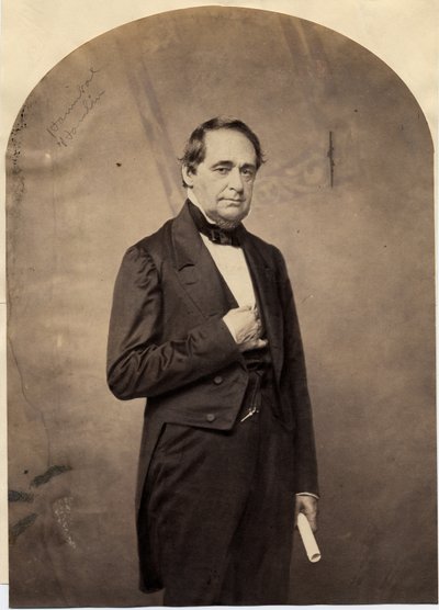 Hannibal Hamlin（1809-91），美国第15任副总统（盐渍打印照片） 作者 美国摄影师