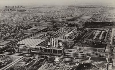 高地公园工厂，福特汽车公司，密歇根州底特律市 作者 美国摄影师