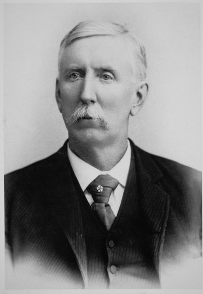 约瑟夫-麦考伊（1837-1915）（黑白照片）。 作者 美国摄影师