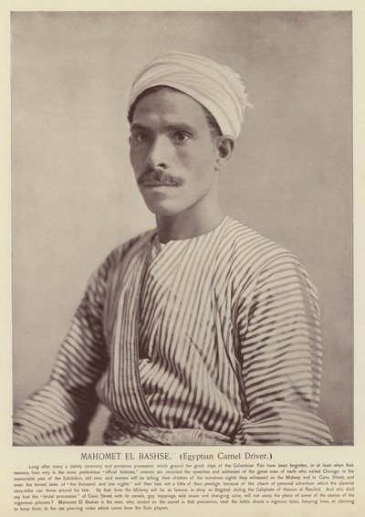Mahomet El Bashse，埃及骆驼司机 作者 美国摄影师