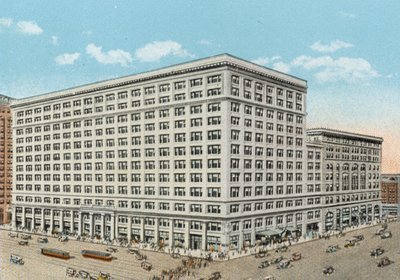 Marshall Field和Companys零售店，州和华盛顿（彩色照片） 作者 美国摄影师