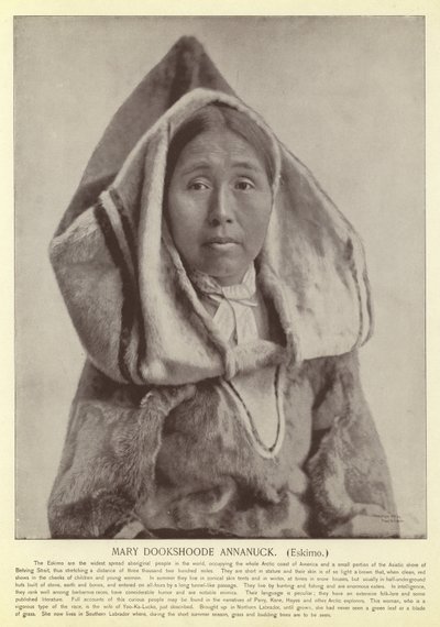 爱斯基摩人Mary Dookshoode Annanuck 作者 American Photographer