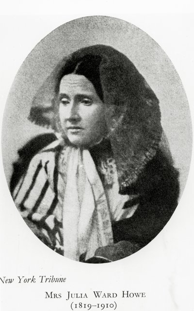 朱莉娅沃德豪夫人，1860年代 作者 美国摄影师