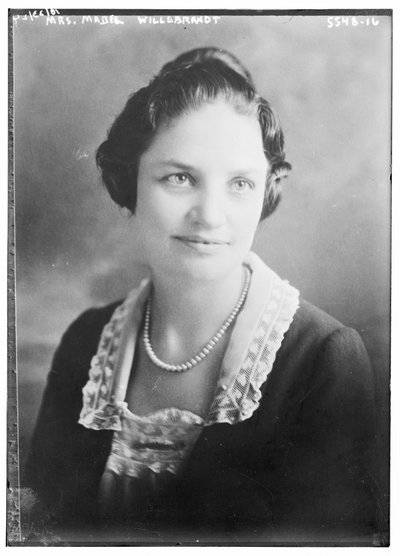 Mabel Willebrandt夫人，约1920-25 作者 美国摄影师