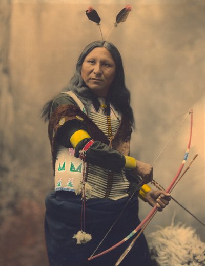 Portrait of Oglala Sioux Shout At 作者 美国摄影师