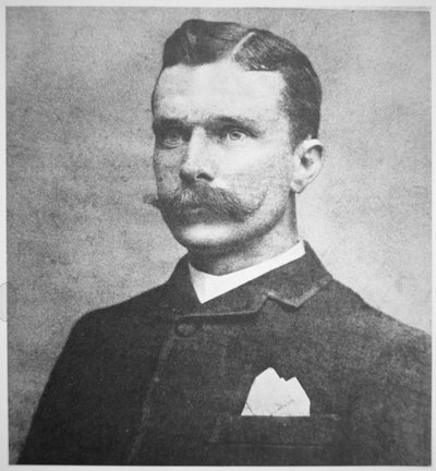 萨姆-巴斯（1851-78）（黑白照片）。 作者 美国摄影师